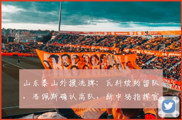 山东泰山外援洗牌:瓦科续约留队,洛佩斯确认离队,新中场指挥官曝光